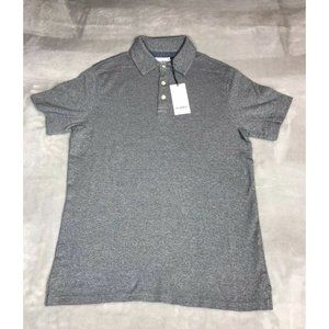 Goodfellow & Co Standard Fit S.S Elevated Ultra-Soft Polo Shirt, Railroad Gray M